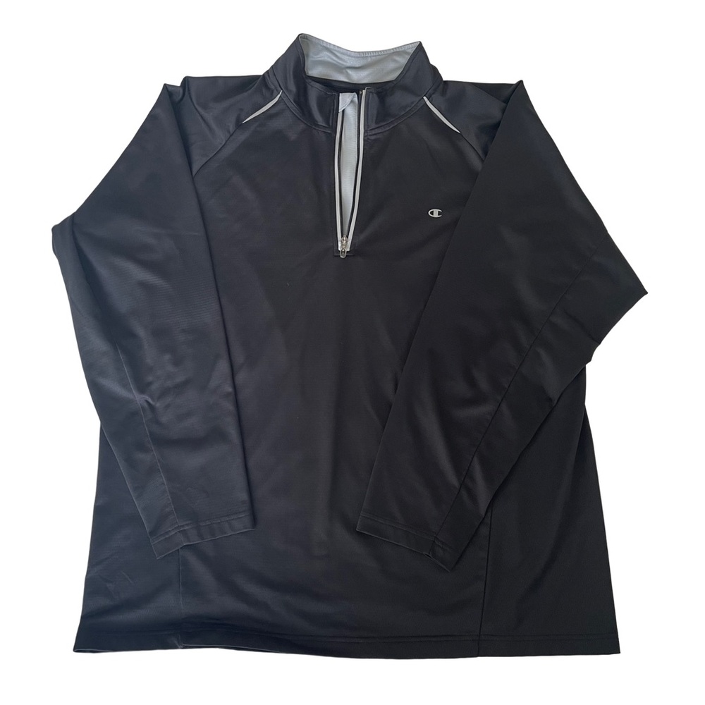 Champion Black Pullover Jacket in great condition. Size XXL